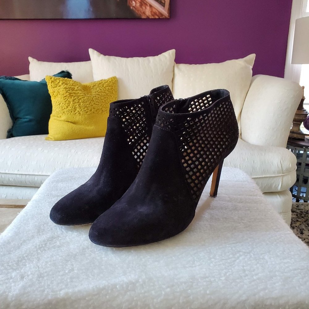Diane Von Furstenberg Black Booties